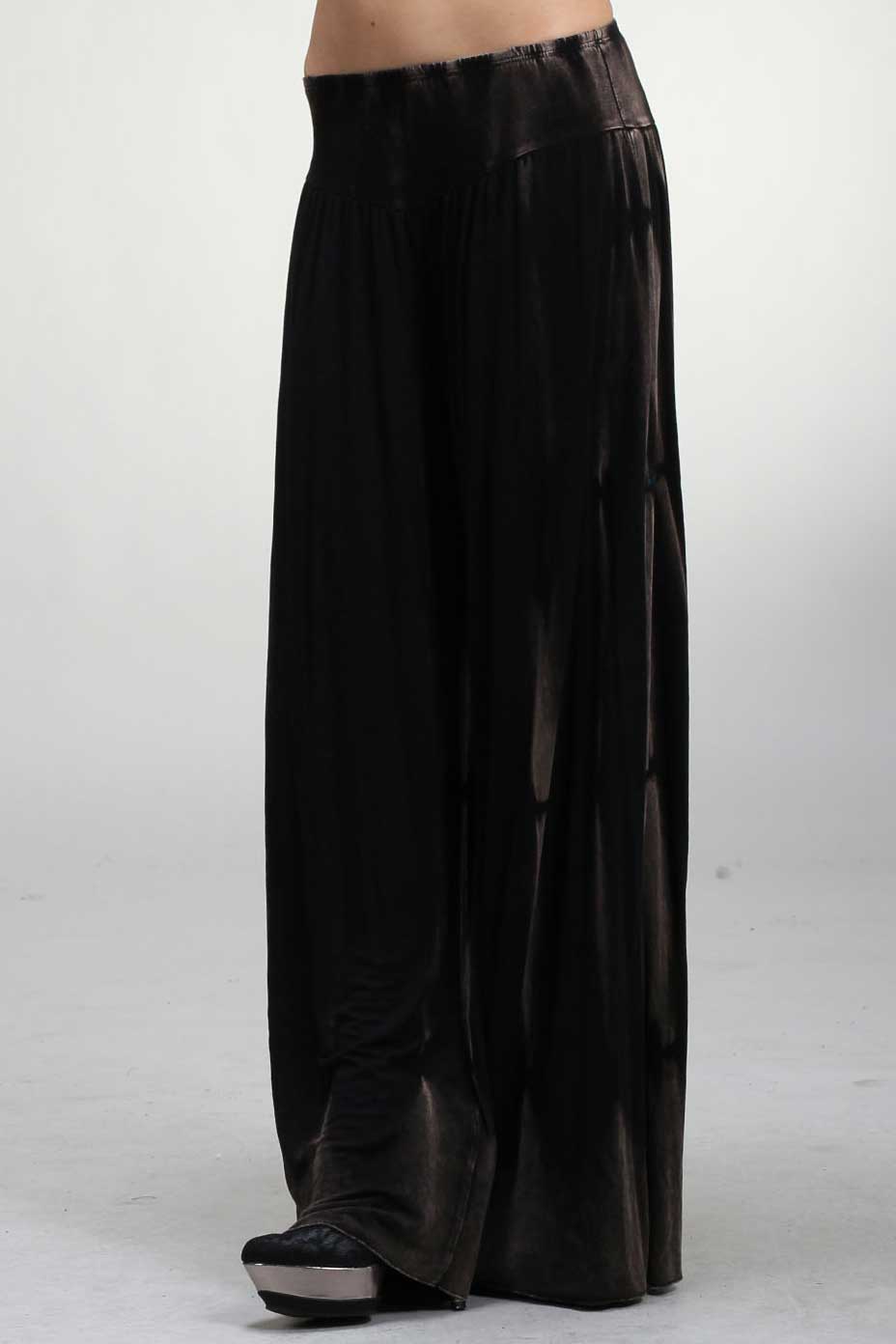  Black Maho Mineral wash Tie dye Palazzo Pants are perfect for a relaxing day 