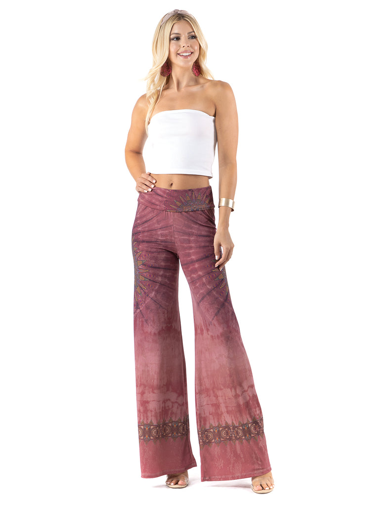 Deep lavender with Circular emblem High waist palazzo pants featuring pockets, wide legs, and a comfortable stretchy fabric Perfect for any activity,relaxing day,beautiful and unique,comfortable and flattering