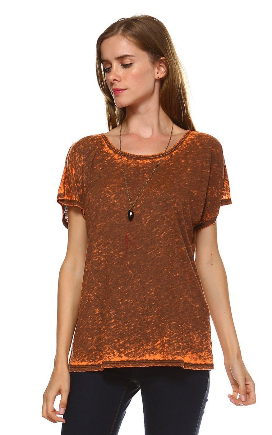 URBAN X APPAREL-Style UT30430-TOPS-Wholesale-blowout sale event-Women Apparel-Fashoin Go-La showroom-Orange Shine