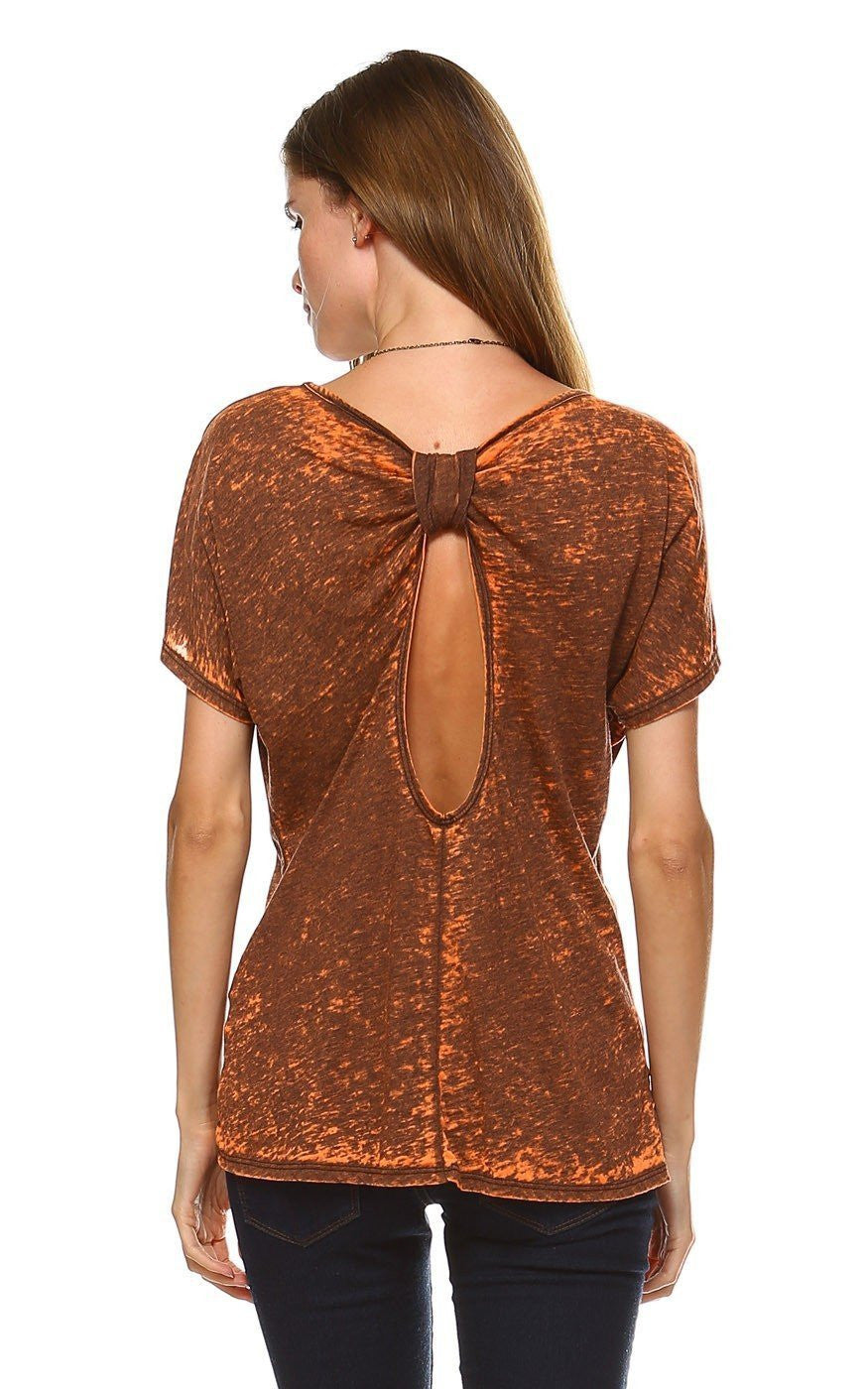 URBAN X APPAREL-Style UT30430-TOPS-Wholesale-blowout sale event-Women Apparel-Fashoin Go-La showroom-Orange Shine