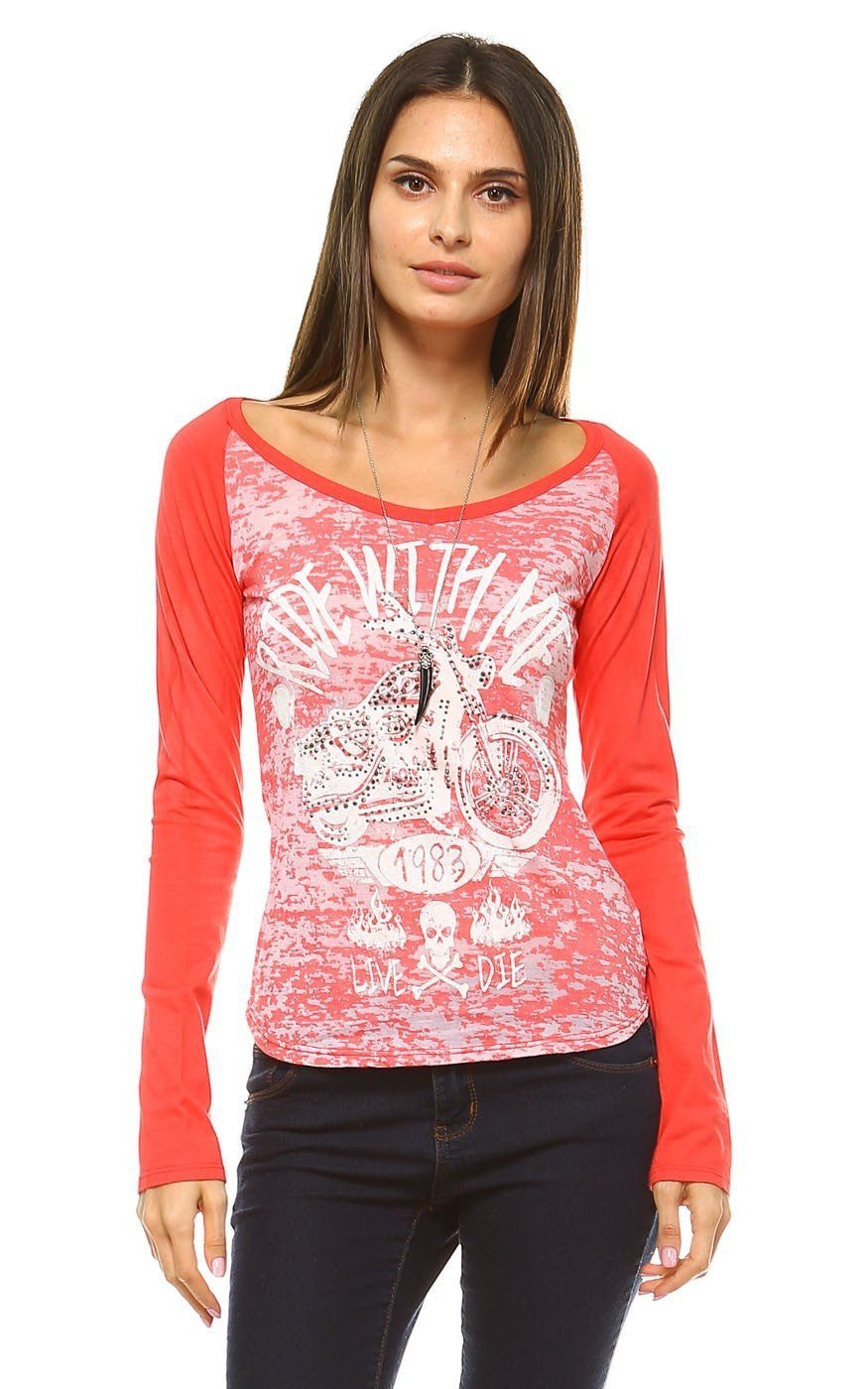 URBAN X APPAREL-Style UTPC8093-TOPS-Wholesale-blowout sale event-Women Apparel-Fashoin Go-La showroom-Orange Shine