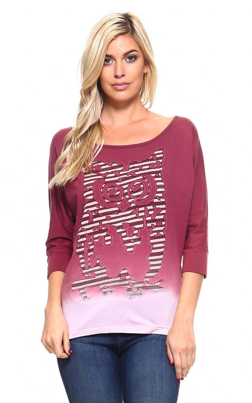 URBAN X APPAREL-Style UTC1159-TOPS-Wholesale-blowout sale event-Women Apparel-Fashoin Go-La showroom-Orange Shine